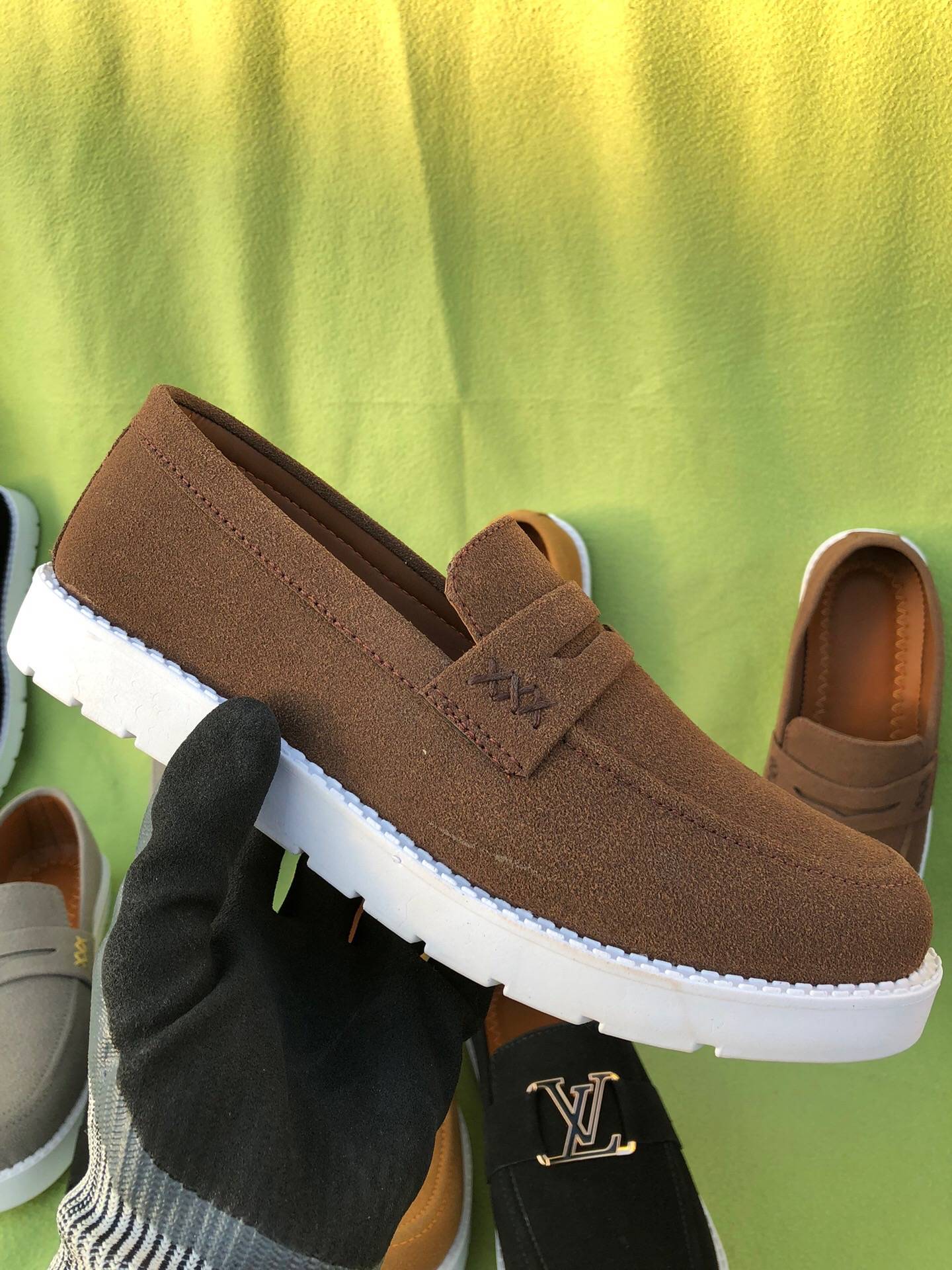 Mens-Suede Loafers